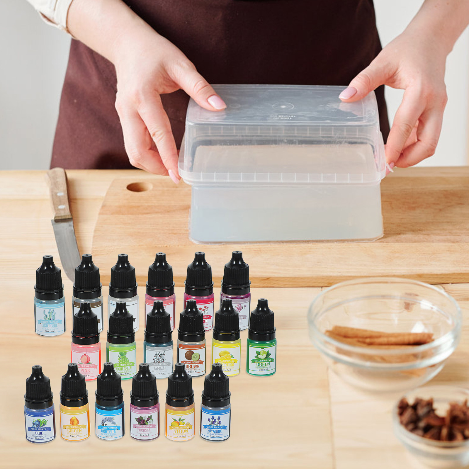 Soap Making Ins - 1 Box Epoxy Resin Diffusion Pigment