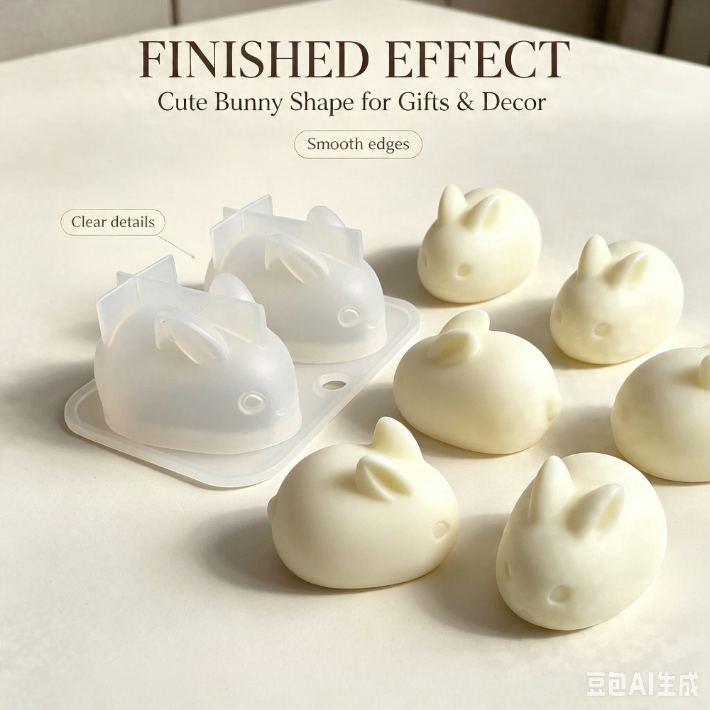 3D Mini Rabbit Silicone Mold F - огляд і ціна Soap Making Instructions