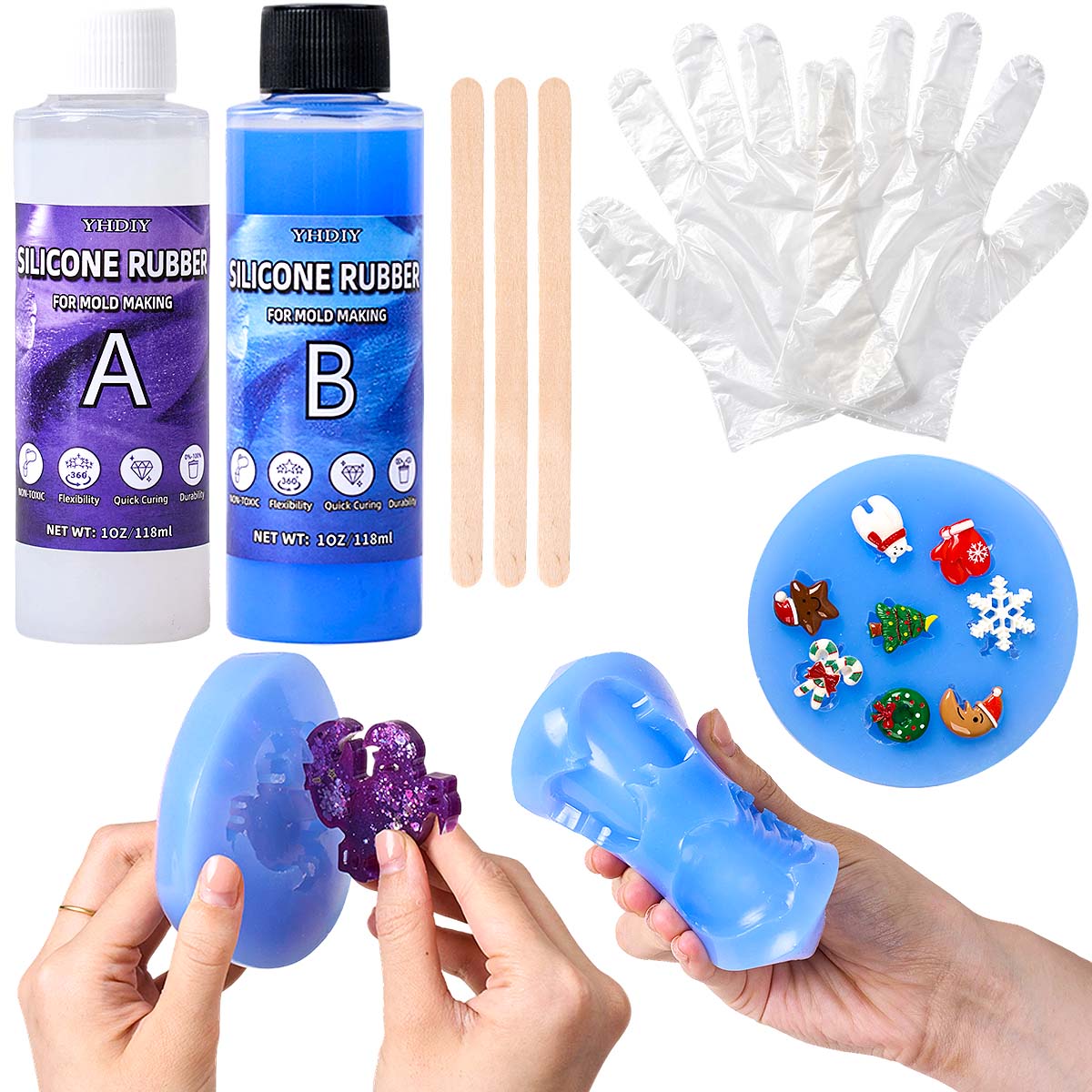 118ml/296ml Silicone Mold Maki - огляд і ціна Soap Making Diy Kit