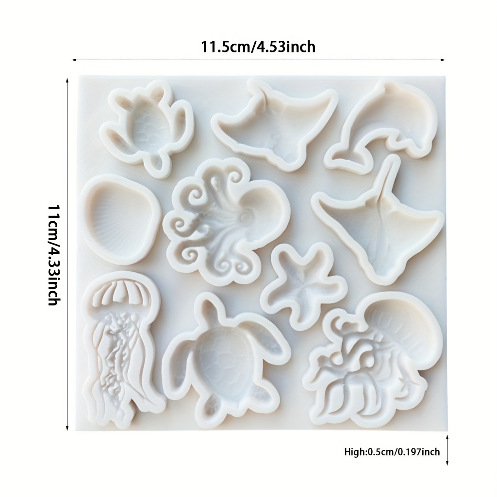 Sea Animal Silicone Mold Octop - огляд і ціна Soap Making Kit For Beginners