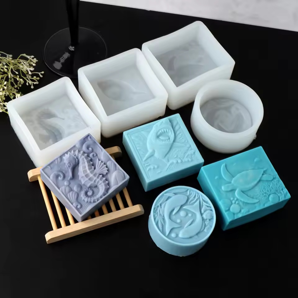 3D Seahorse Silicone Soap Mold - огляд і ціна Soap Making Instructions